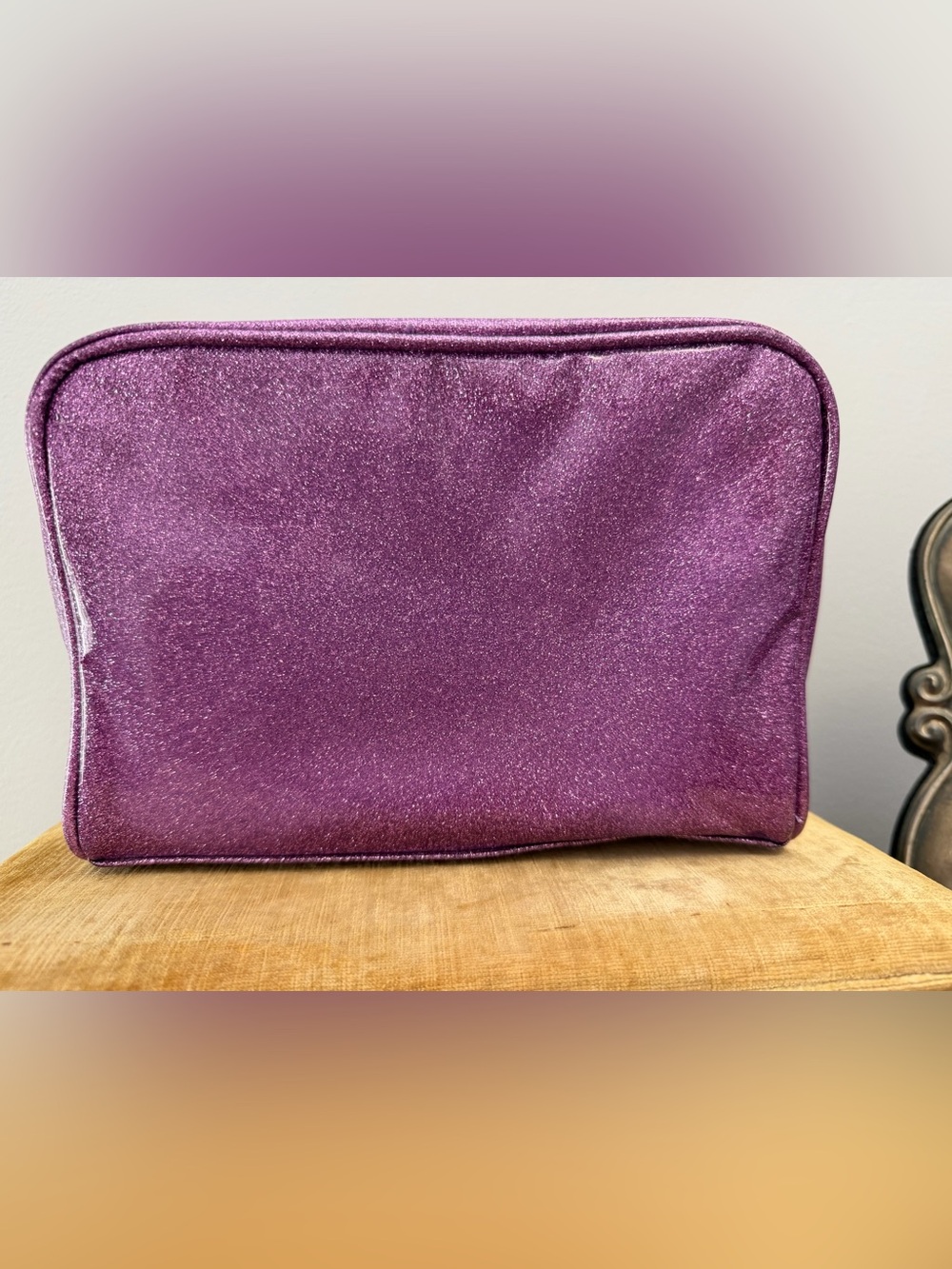 Urban Decay Quinceañera vinyl glitter cosmetic bag
